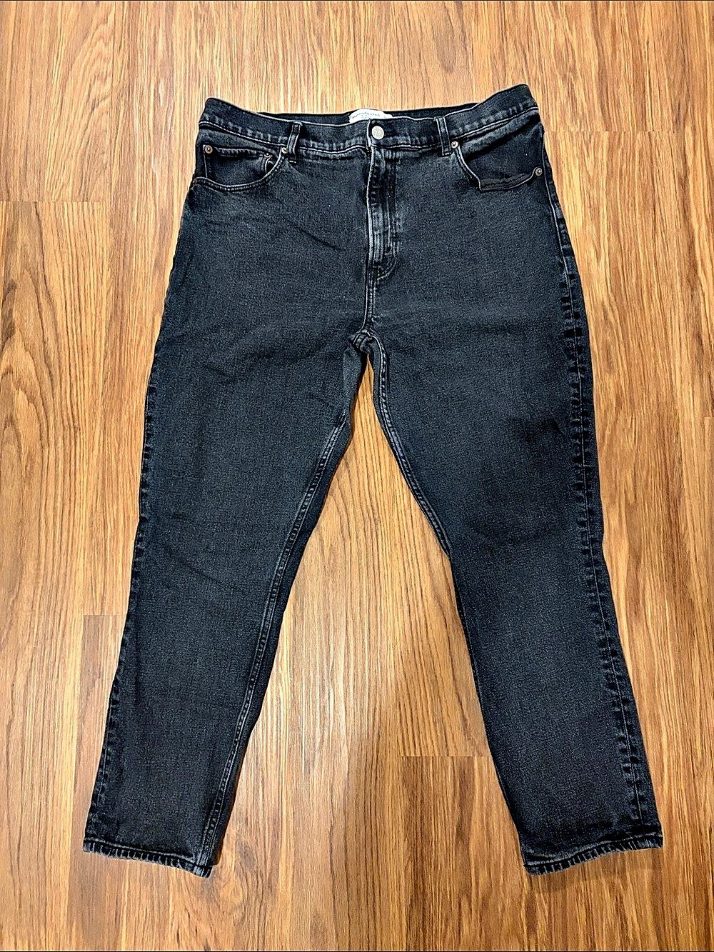 Abercrombie & Fitch The Skinny High Rise Black Jeans Waist 33/16